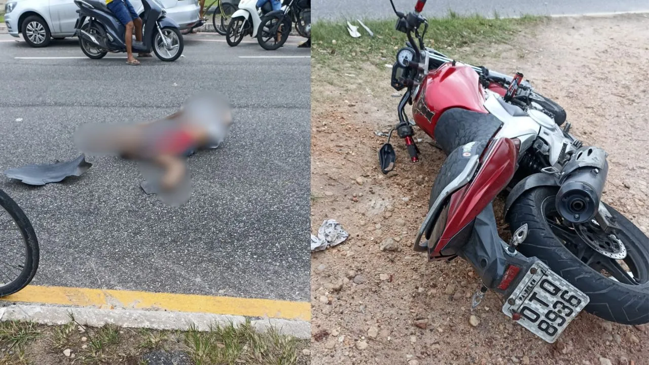 A moto teria sido emprestada por um amigo da vítima.