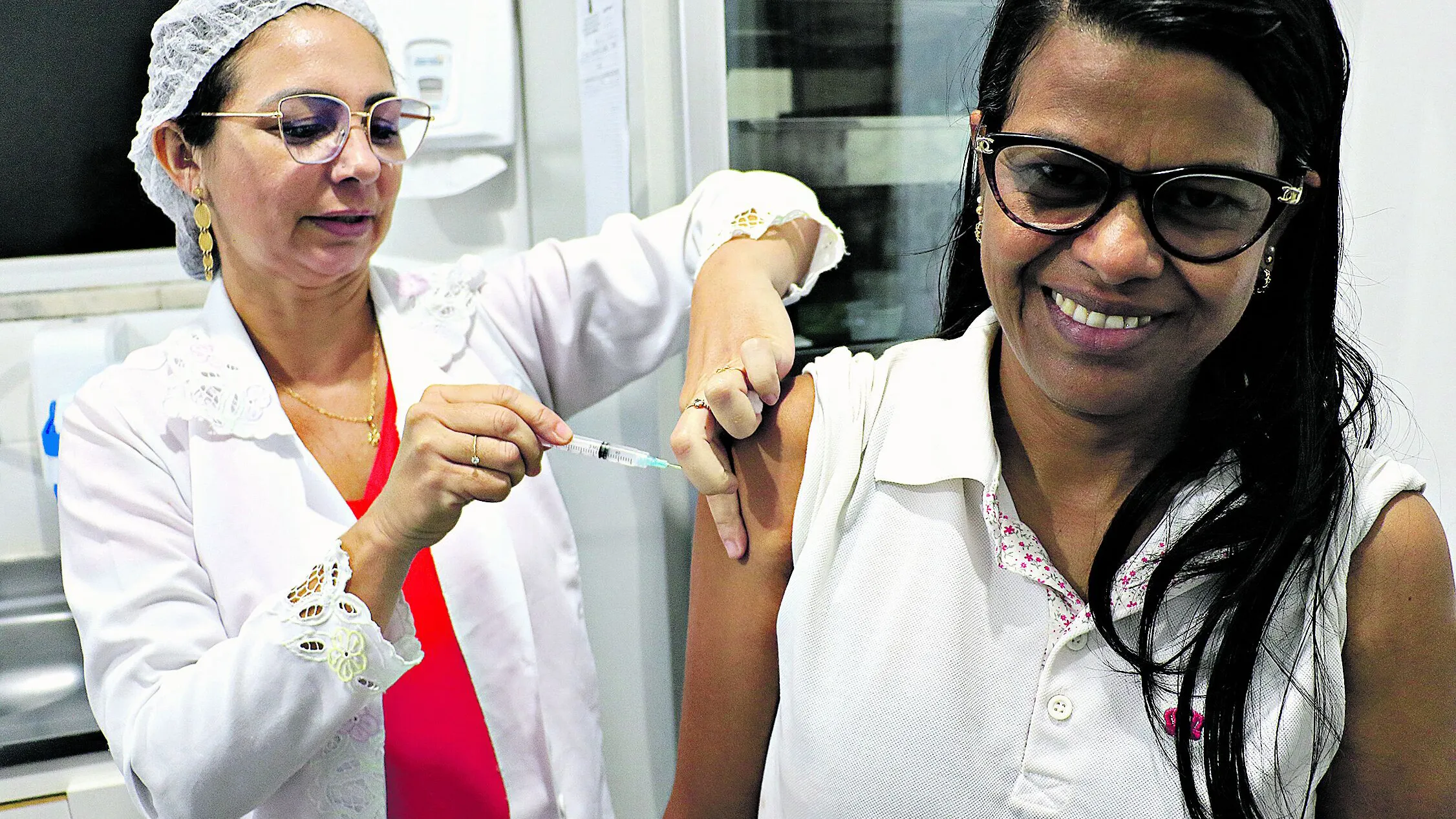 Maria Nepomuceno procurou a UMS da Condor para manter-se atualizada no esquema vacinal