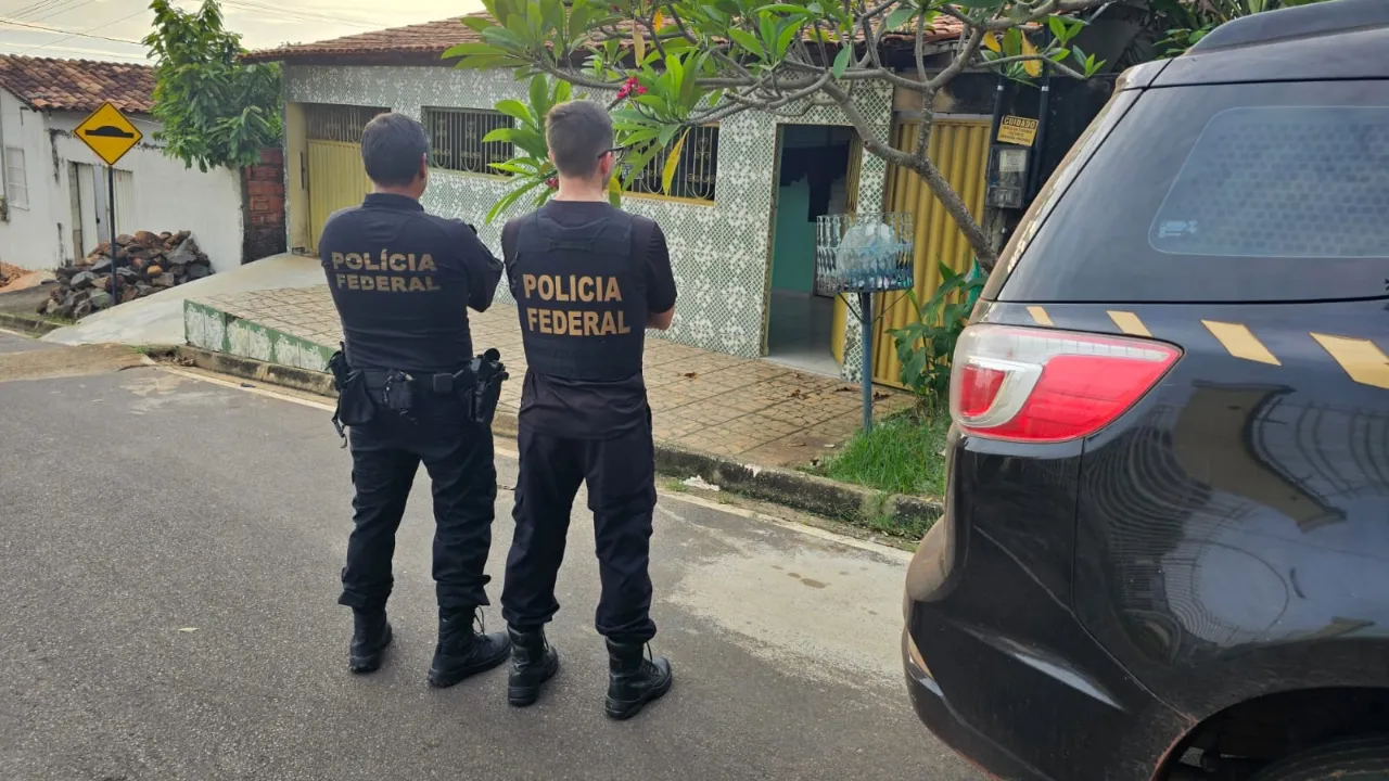 Agentes da PF cumpriram mandado de prisão preventiva e de busca e apreensão em casa no município de Tucuruí