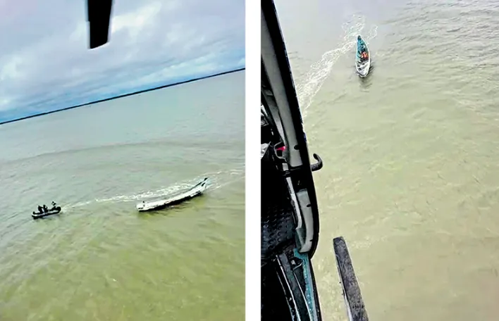 Imagem ilustrativa da notícia: Barco com corpos começa a ser resgatado em Bragança