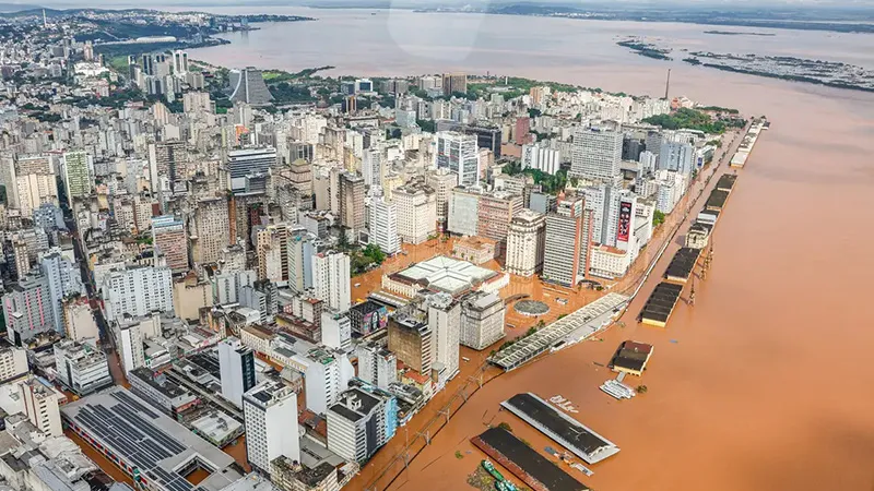 Porto Alegre é uma das cidades atingidas