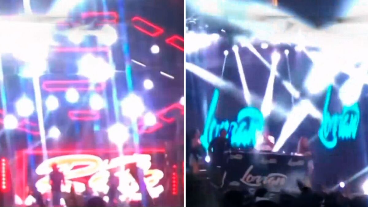 Vídeo: DJ Lorran e Lendário Rubi batem boca durante show