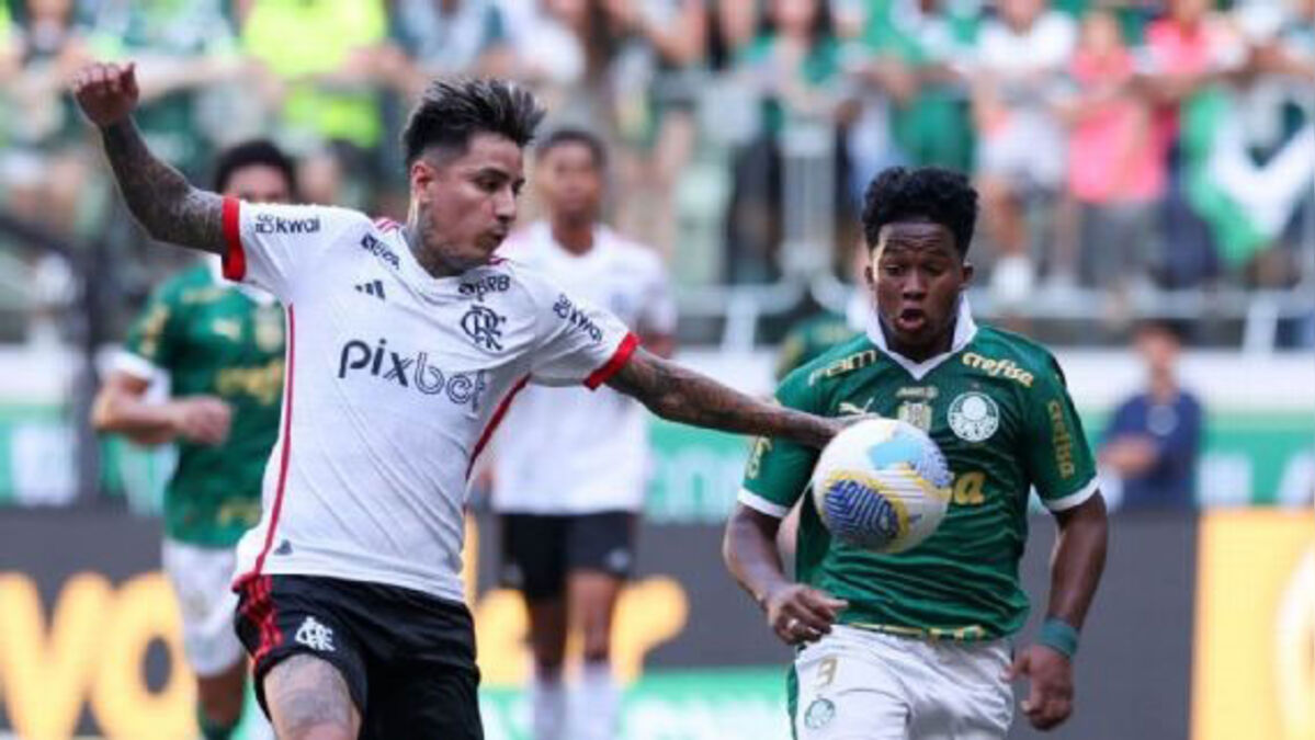 Palmeiras e Flamengo empatam em jogo marcado por tensão
