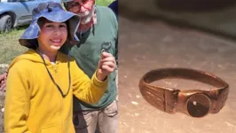 Menino, de 13 anos, encontrou um anel de cerca de 2 mil anos escondido em um dos esconderijos subterrâneos.