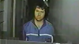 Marcelo Borelli em foto durante prisão em 2000.