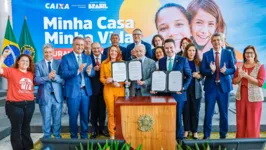O ministro das Cidades, Jader Filho, e o presidente Lula anunciaram as novas seleções do Minha Casa Minha Vida