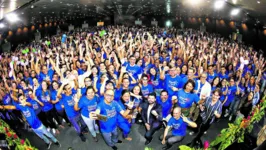 O governador Helder Barbalho participou da Aula Magna para os calouros 2024 da Uepa.