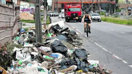 Acúmulo de lixo em algumas vias de Ananindeua gera muitas reclamações.