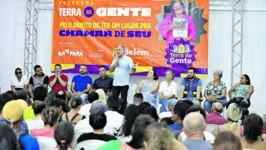 Programa lançado pela prefeitura de Belém, o Terra da Gente prevê dar titularidade a quem mora em locais irregulares