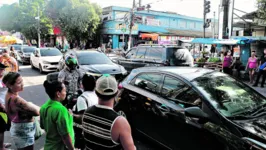 Reportagem percorreu ruas, como algumas do Guamá, e constatou a falta de agentes de trânsito