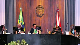 Jader reuniu autoridades e empresários na Fiepa, como o governador Helder Barbalho