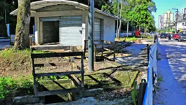 Durante a vista da equipe do DIÁRIO ao local, nenhum trabalhador foi visto e a obra estava parada