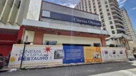 O Cinema Olympia estava com as portas fechadas desde 2020