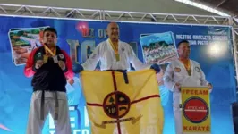 Evanildo conquistou o ouro para a sua carreira no karatê do Pará