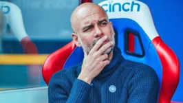 Guardiola viu o poderoso Manchester City cair do gigante Real Madrid