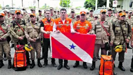 Comitiva dos Bombeiros viajou ontem mesmo para trabalhar no Rio Grande do Sul