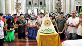 A imagem de Nossa Senhora de Nazaré visitou igrejas dos bairros do Jurunas e da Cidade Velha