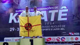 Dupla de São Caetano faz bonito e conquista o ouro no karatê