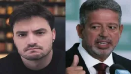 Youtuber, Felipe Neto e o presidente da Câmara dos Deputados, Arthur Lira.