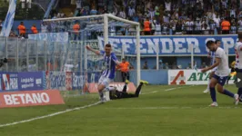 Lucas Maia balançou a rede pelo Paysandu e destacou a entrega do time