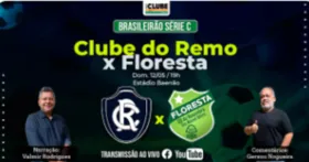 Imagem ilustrativa da notícia Tem Jogo no DOL! Ouça Clube do Remo X Floresta