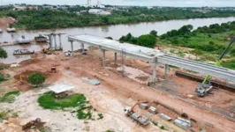 Obras da terceira ponte do rio Itacaiúnas avançam em Marabá
