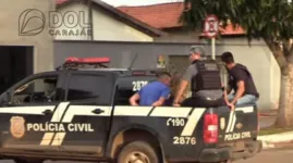 As quatro pessoas presas foram apresentadas na Delegacia de Polícia Civil de Conceição do Araguaia