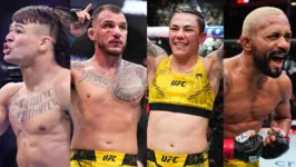 Os brasileiros deram show no UFC 300