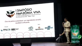 Wander Antunes participou da palestra no 1º dia do Simpósio Amazônia Viva.