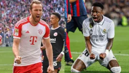 Craques como Harry Kane e Vinicius Junior prometem brilhar na primeira semifinal da Champions League, nesta terça-feira (30), em Munique.