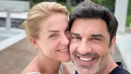 Ana Hickman e Edu Guedes nas redes sociais