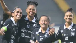 Após a derrota na estreia, as Leoas comemoram muito a primeira vitória no Brasileirão Feminino A2.