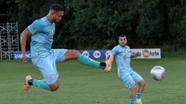 Jogadores do Paysandu treinaram em Caxias do Sul (RS), na última segunda-feira (11).