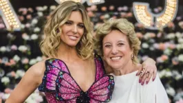 Fernanda Lima e a mãe Maria Tereza Pereira, que morreu vítima de câncer no pâncreas.