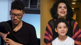 Gabriel Costa e a mãe