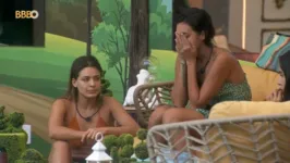 Alane e Beatriz levaram bronca de Boninho.