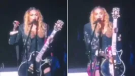 Em um show nos EUA, madonna chamou a atenção de fãs brasileiros na plateia.