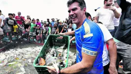 Helder Barbalho na retomada de pesca do mapará