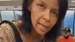 Mulher identificada como Erika Nunes teria problemas psiquiátricos.