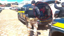 Os dois fugitivos foram presos e levados para a delegacia da PF em Marabá