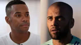 Enquanto Robinho teve sua prisão determinada pela Justiça brasileira, na Espanha, Daniel Alves ganhou direito de recorrer em liberdade caso pague uma fiança milionária