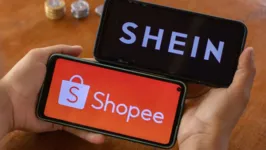 Muitos brasileiros consomem produtos vendidos em plataformas online como a shein e a shopee.