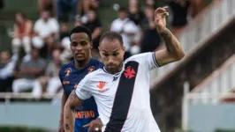 Serginho, do Vasco da Gama, durante partida contra o Nova Iguaçu, pela Taça Guanabara de 2023.