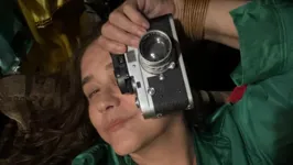 Autorretrato da fotógrafa Walda Marques.