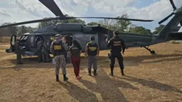 A ação também contou com agentes da Força Nacional de Segurança.