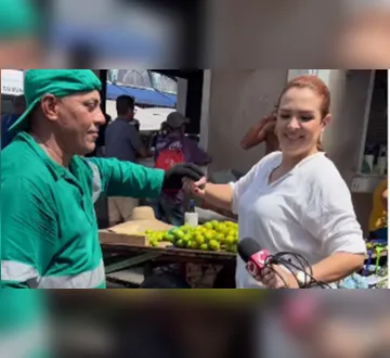 Imagem ilustrativa da imagem Vídeo: jornalista e agente de limpeza não resistem ao brega