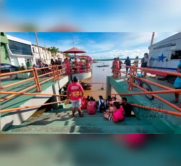 Imagem ilustrativa da imagem Vídeo: mergulhadores de Belém buscam por adolescente afogada