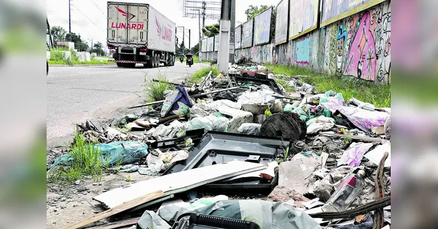 Imagem ilustrativa da notícia Abandono: ruas de Ananindeua estão tomadas de lixo