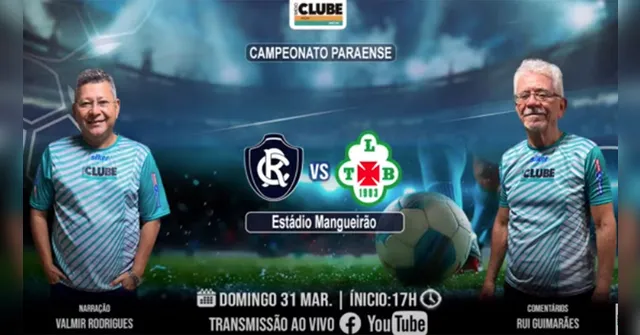 Imagem ilustrativa da notícia Tem Jogo no DOL! Ouça o clássico Clube do Remo X Tuna