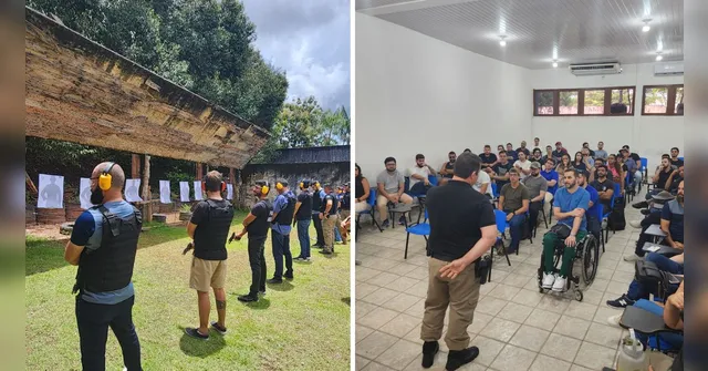Imagem ilustrativa da notícia Novos promotores do Pará têm aulas de instrução de tiro